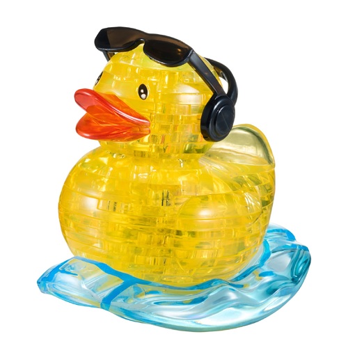 3D BATHING DUCK CRYSTAL PUZZLE